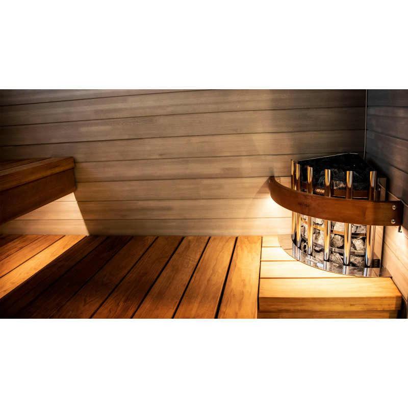 Φωτιζόμενο κιγκλίδωμα ασφαλείας HTRC3L - για θερμαντήρα HARVIA Glow Corner