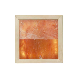 LED φωτιστικό αλατιού Ιμαλαΐων, ξύλο abachi  LED φωτιστικό αλατιού Ιμαλαΐων, ξύλο abachi