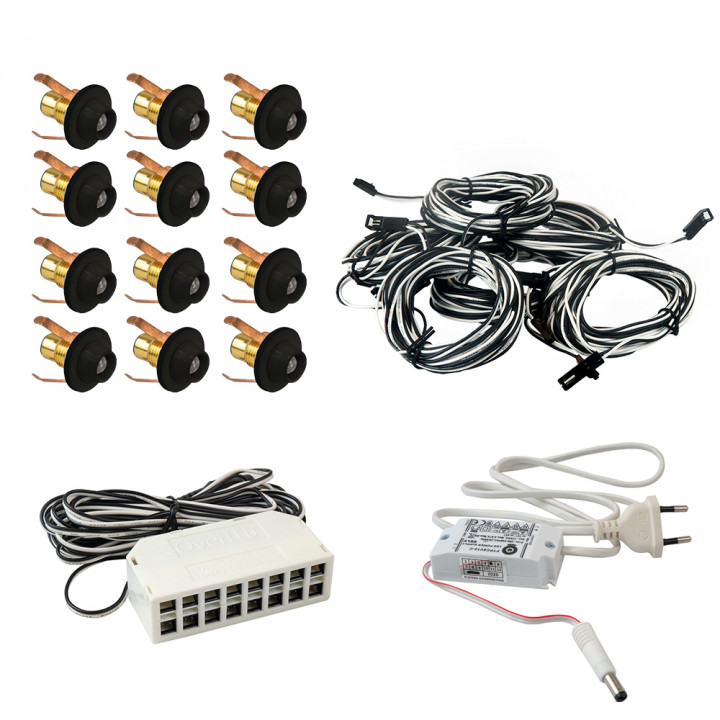 Φωτιστικό σάουνας Led Lite 12, μαύρο