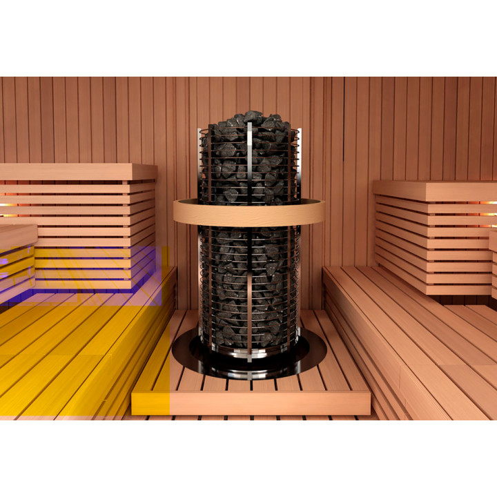 Ηλεκτρικός θερμαντήρας σάουνας – SAWOTEC Tower, χωρίς μονάδα ελέγχου, TH6-105NS