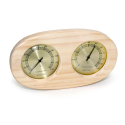 Θερμο-υγρόμετρο SAUFLEX, οριζόντιο, οβάλ 