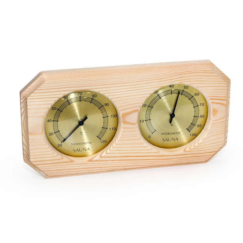 Θερμο-υγρόμετρο SAUFLEX, οριζόντιο, οκταγωνικό