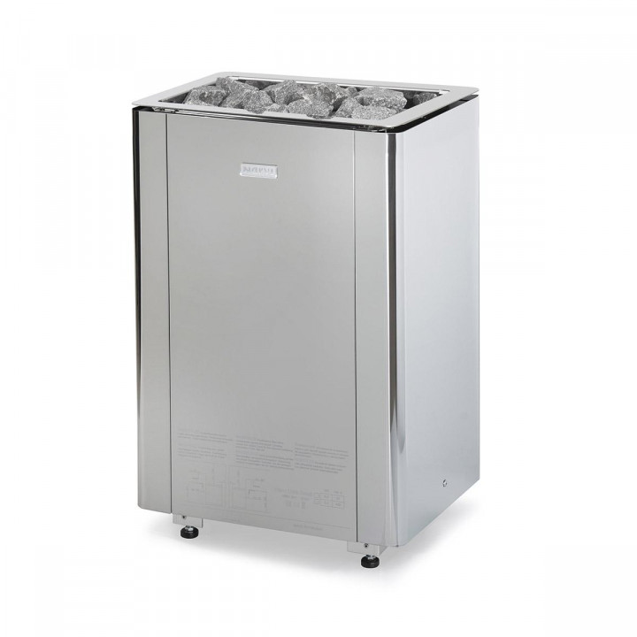 Ηλεκτρικός θερμαντήρας σάουνας - Narvi Ultra Small 6.0 kW, χρώμα ανοξείδωτου χάλυβα