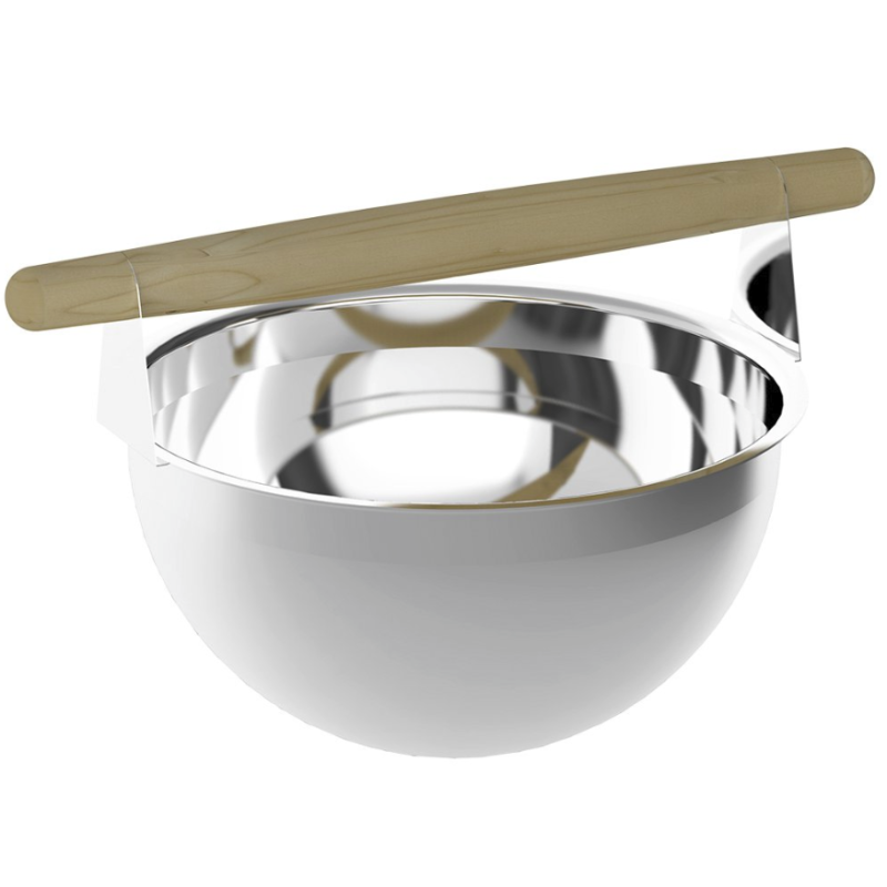 Sawo ανοξείδωτος κάδος 375-MP, 5 L, με λαβή πεύκου