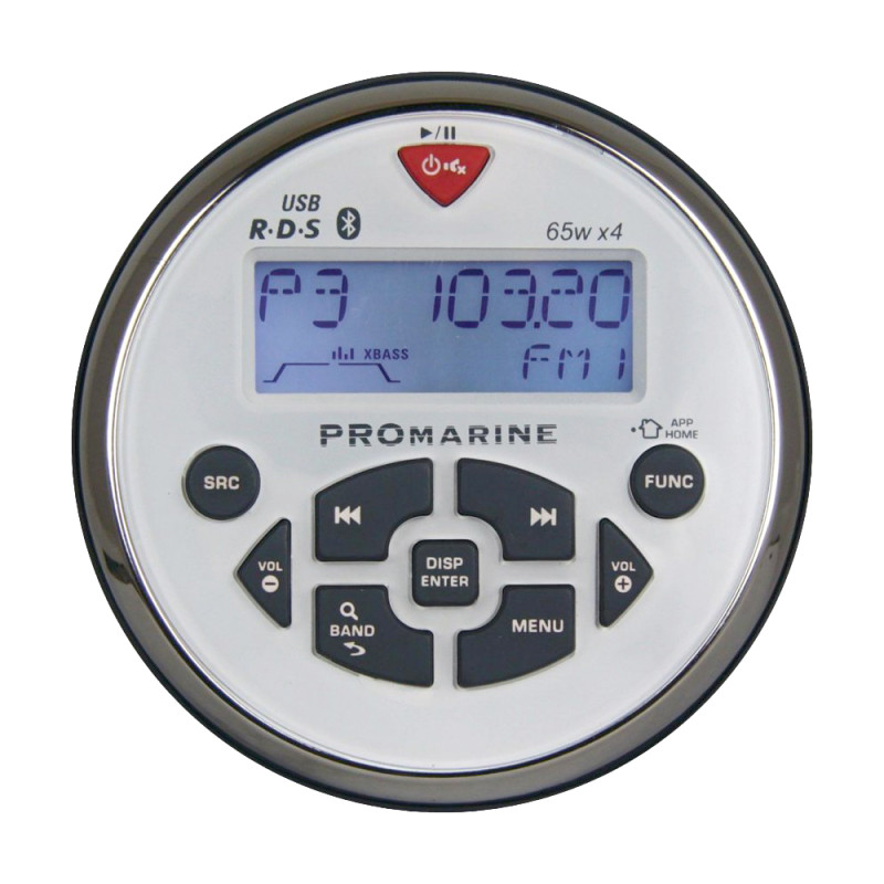 Μουσικό κέντρο χωρίς ηχεία, αδιάβροχο, λευκό