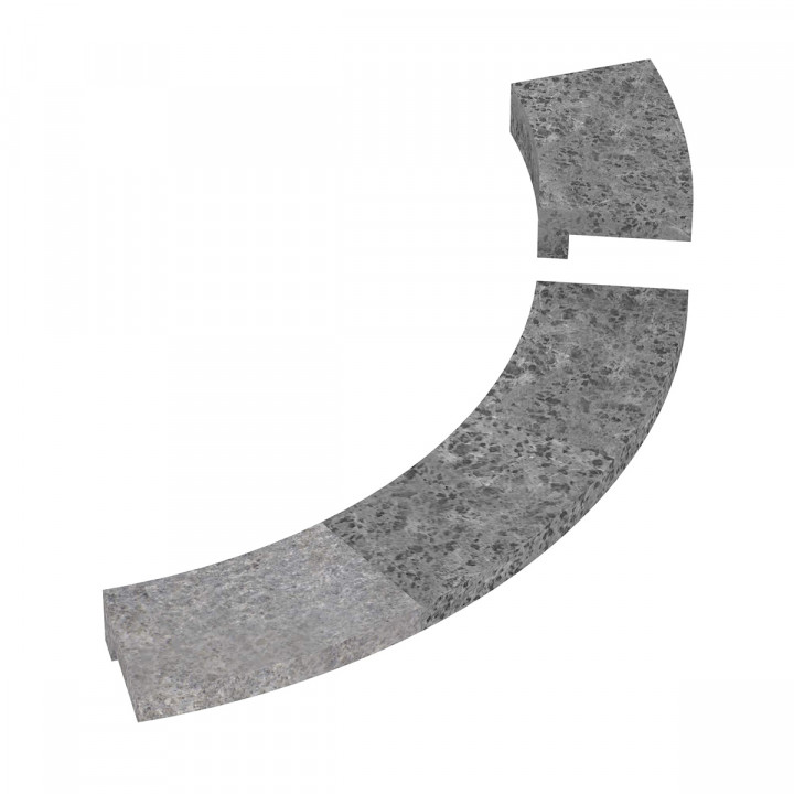 Φλάντζα ενσωμάτωσης - για θερμαντήρα SAWOTEC Tower Corner, Soapstone, TH6