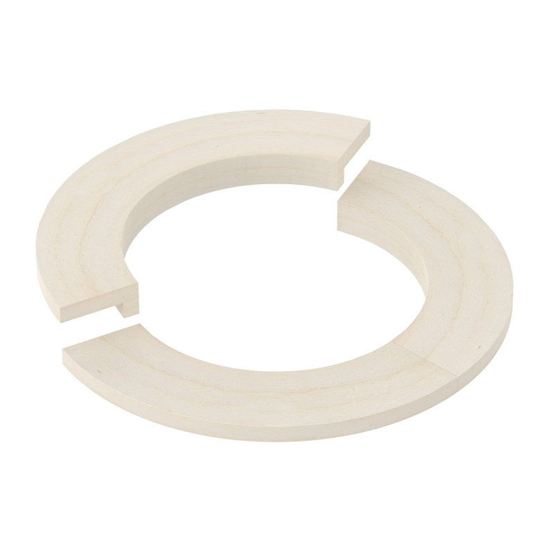 Φλάντζα ενσωμάτωσης - για θερμαντήρα SAWOTEC Tower Round, ξύλινη