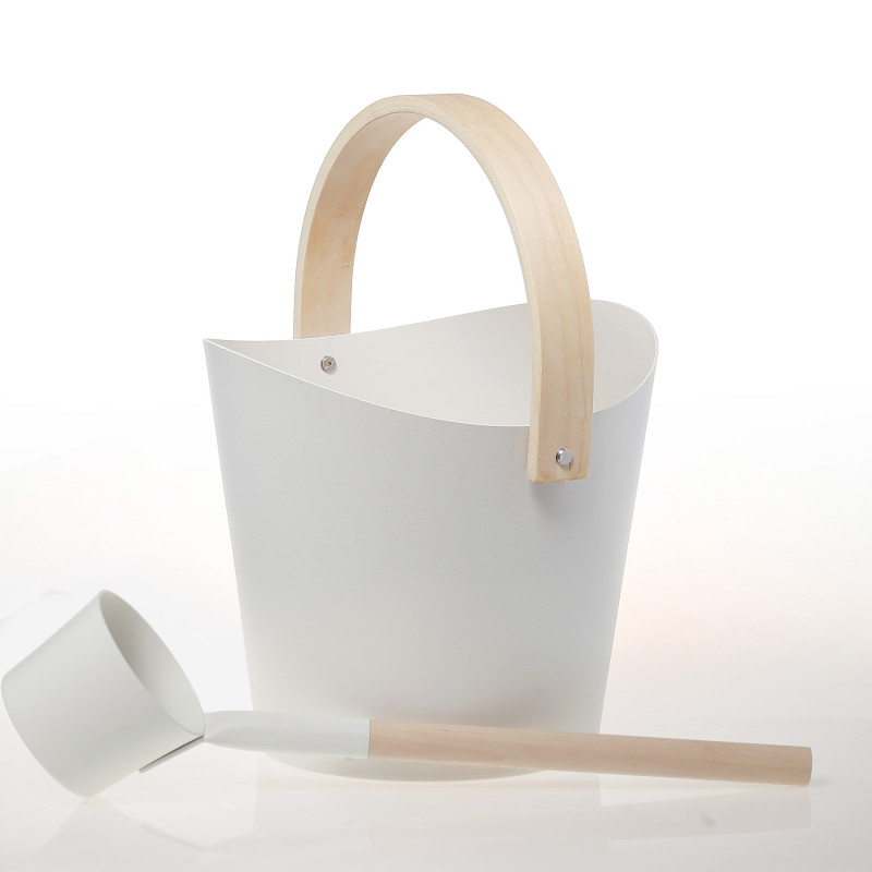 Σετ κάδος και κουτάλας αλουμινίου SAUFLEX