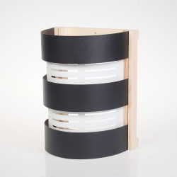 Αμπαζούρ SAUFLEX, μαύρο, λευκό 