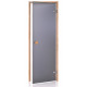 Γυάλινες πόρτες σάουνας AD STANDART, Ματ γυαλί, 70 x 190, Alder, Ματ γκρι