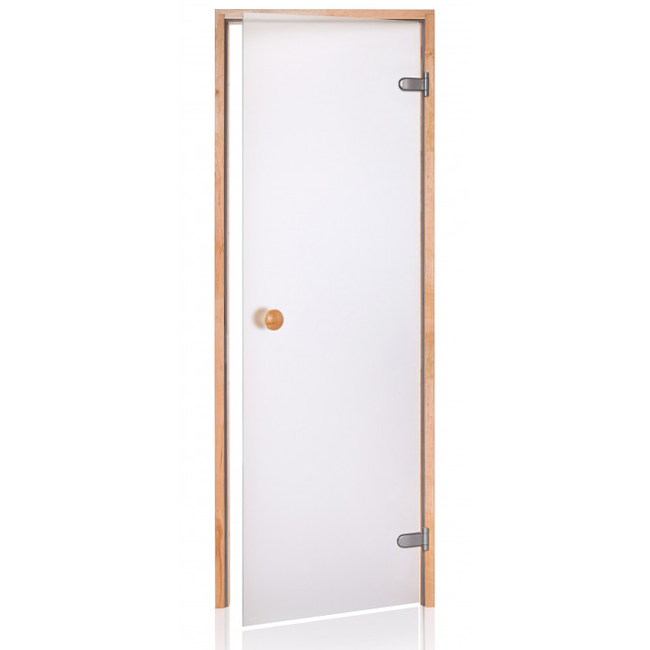 Γυάλινες πόρτες σάουνας AD STANDART, Ματ γυαλί, 80 x 210, Alder, Ματ διαφανές