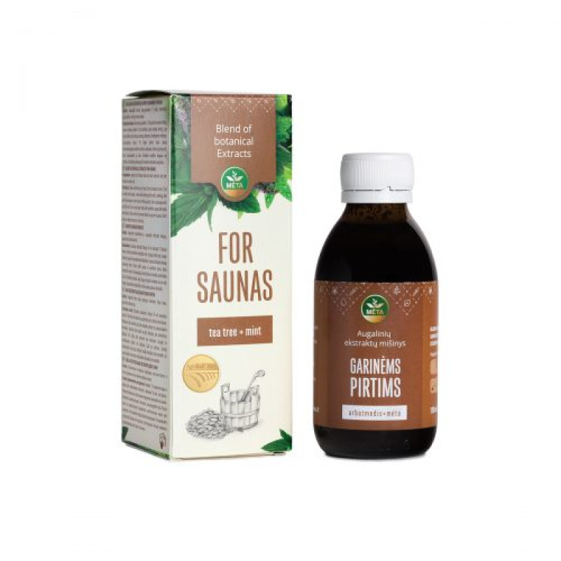 Μείγμα φυτικών εκχυλισμάτων για ατμόλουτρα τεϊόδεντρο και μέντα 150ml