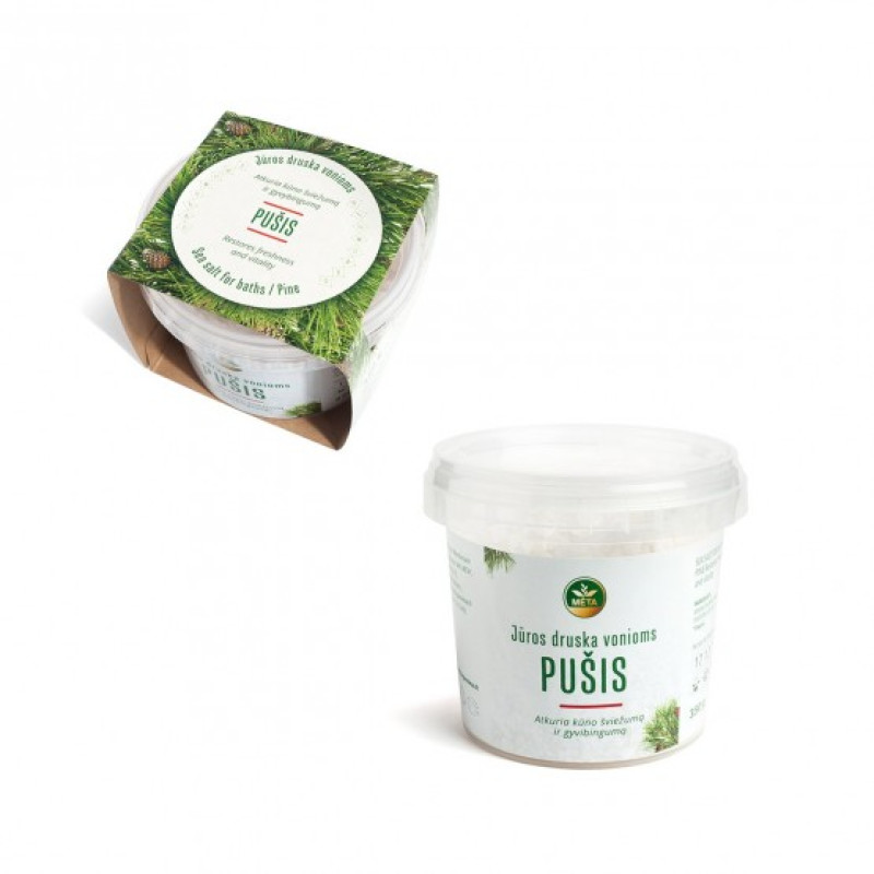 Θαλασσινό αλάτι με αιθέριο έλαιο πεύκου