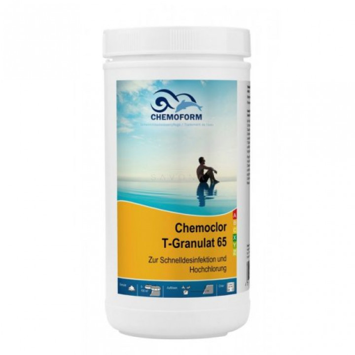Διαλύστε γρήγορα κόκκους χλωρίου, 1 kg