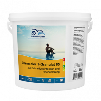 Γρήγορη διάλυση κόκκων χλωρίου, 5 kg