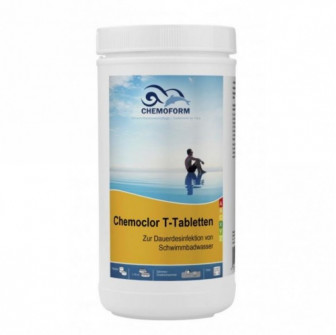 Χλώριο βραδείας διάλυσης CHEMOCLOR T-Tablets 20 g, 1 kg