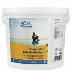Χλώριο βραδείας διάλυσης CHEMOCLOR T-Tablets 200 g, 5 kg