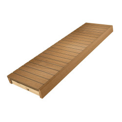 Πάγκος σάουνας, Θερμο ασπεν, 400x1600-2400 mm 