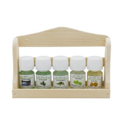 Σετ αρωμάτων ELIGA με ξύλινο ράφι τοίχου  Σετ αρωμάτων ELIGA με ξύλινο ράφι τοίχου