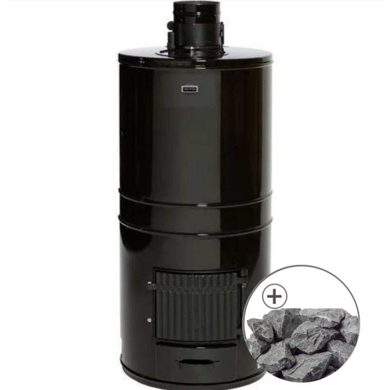 Σόμπα σάουνας με ξύλα - AITO AK-57 με παραδοσιακές πέτρες