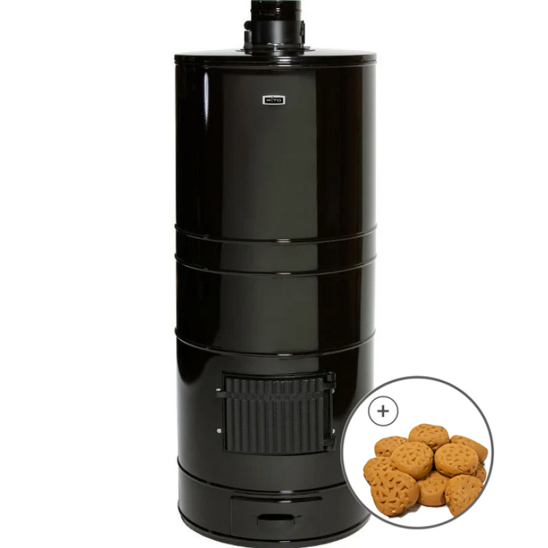 Ξυλόσομπα σάουνας - AITO AK-57, εκτεταμένη, περιλαμβάνονται πέτρες KERKES