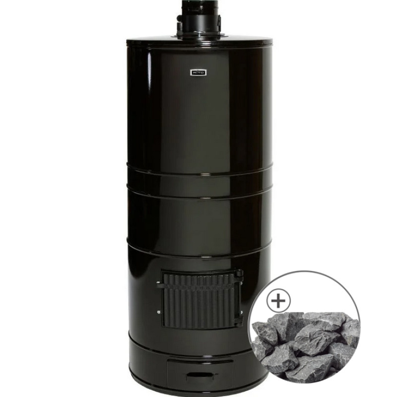 Ξυλόσομπα σάουνας - AITO AK-57K, με παραδοσιακές πέτρες