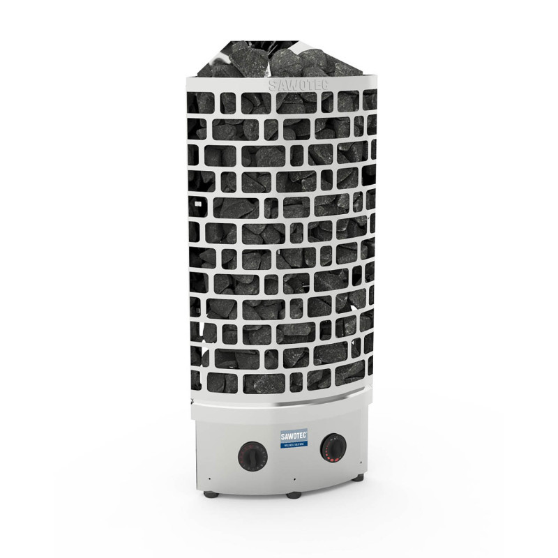 Ηλεκτρικός θερμαντήρας σάουνας – SAWOTEC Ari Corner, με μονάδα ελέγχου