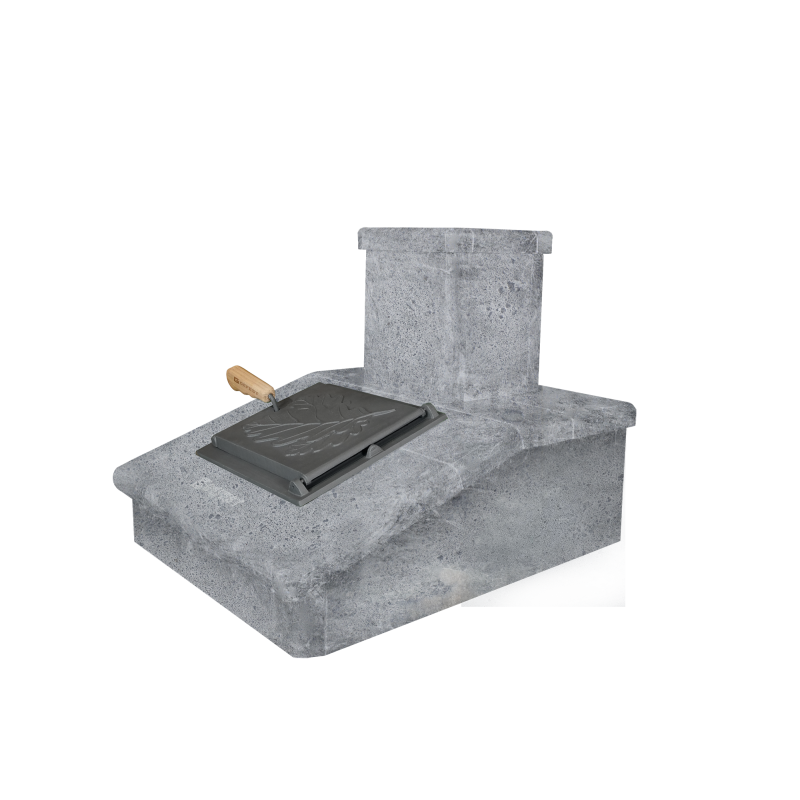 Πέτρινο φινίρισμα καμινάδας, Σαπούνι, 290 mm