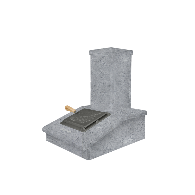 Πέτρινο φινίρισμα καμινάδας, Σαπούνι, 540 mm