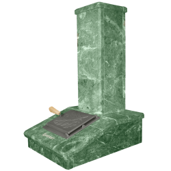 Πέτρινο φινίρισμα καμινάδας, σερπεντίνη, 790 χλστ 