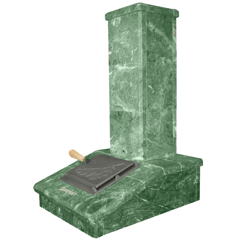 Πέτρινο φινίρισμα καμινάδας, σερπεντίνη, 790 χλστ