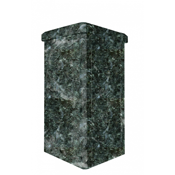 Πέτρινο φινίρισμα καμινάδας, σκούρο Serpentine, 540 mm