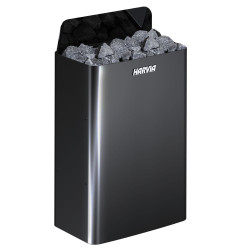 Ηλεκτρικός θερμαντήρας σάουνας - HARVIA The Wall Black Steel SW90E 9 kW 