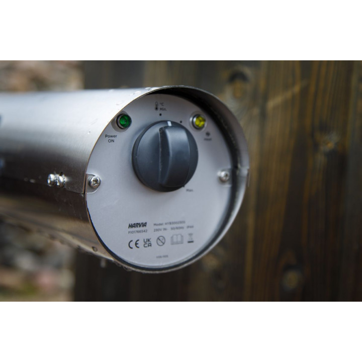 HARVIA Πρόσθετος Θερμαντήρας Υδρομασάζ, 3 kW, 230 V, Ανοξείδωτο Ατσάλι