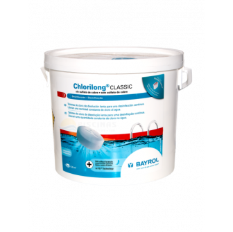 Ταμπλέτες χλωρίου βραδείας διάλυσης Chlorilong Classic 250, 5 kg