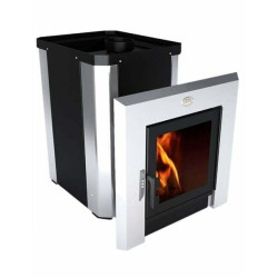 Θερμάστρα σάουνας με καύση ξύλου - NOVA PANORAMA 18  Θερμάστρα σάουνας με καύση ξύλου - NOVA PANORAMA 18