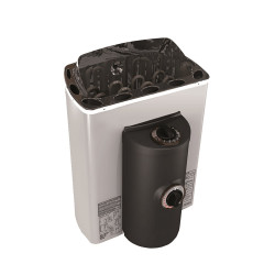 Ηλεκτρικός θερμαντήρας σάουνας - SAWOTEC MINI X Corner, 2,3kW, με μονάδα ελέγχου 