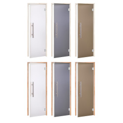 Γυάλινες πόρτες σάουνας AD LUX, ματ γυαλί  Γυάλινες πόρτες σάουνας AD LUX, ματ γυαλί