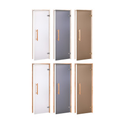 AD NATURAL γυάλινες πόρτες σάουνας, ματ γυαλί  AD NATURAL γυάλινες πόρτες σάουνας, ματ γυαλί