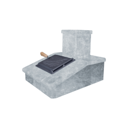 Πέτρινο φινίρισμα καμινάδας, Talkochlorite, 290 mm  Πέτρινο φινίρισμα καμινάδας, Talkochlorite, 290 mm