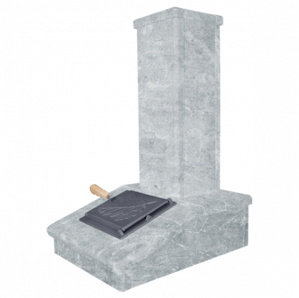 Πέτρινο φινίρισμα καμινάδας, Talkochlorite, 790 mm