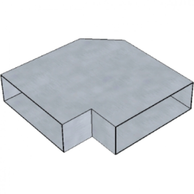 Αγκωνα επίπεδη 5F15/90