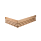 Κάγκελα ασφαλείας - HARVIA Qube Pro 360, φλαμουριά