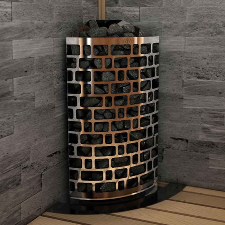 Ηλεκτρικός θερμαντήρας σάουνας – SAWOTEC Ari Corner 7,5 kW, χωρίς μονάδα ελέγχου