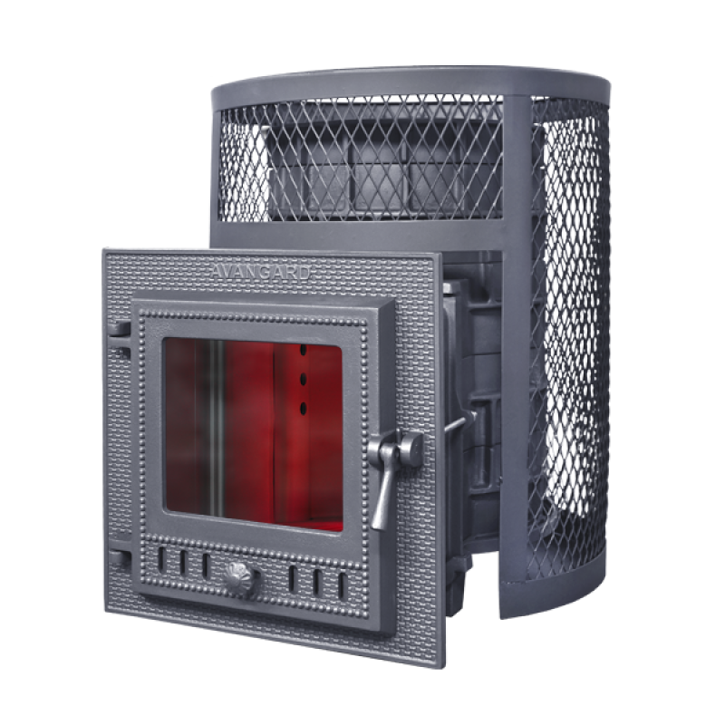 Σόμπα σάουνας με ξύλα GEFEST- Avangard 24 (М) σε στρογγυλό πλέγμα