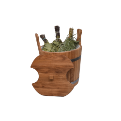 Ξύλινο κουβά για ουίσκι, δρυς, 12 λίτρα 