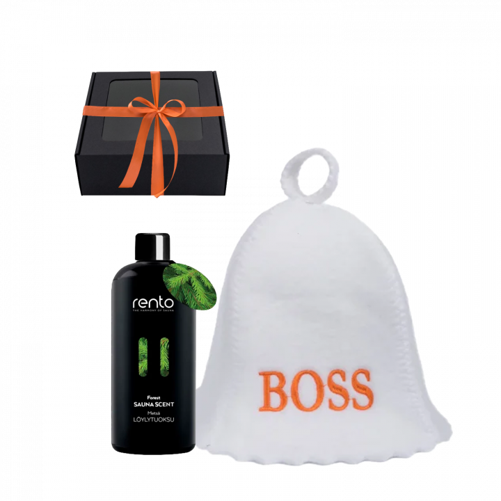 Σετ δώρου BOSS σε κουτί δώρου. Καπάκι και άρωμα