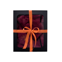 Σετ δώρου σε κουτί δώρου για ΑΥΤΗΝ. Γυναικείο καπέλο και ποδιά σάουνας - ΜΠΟΡΝΤΟ