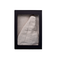 Σετ δώρου σε κουτί δώρου για ΑΥΤΟΝ. Ανδρικό καπέλο και ποδιά σάουνας - ΛΙΝΟ