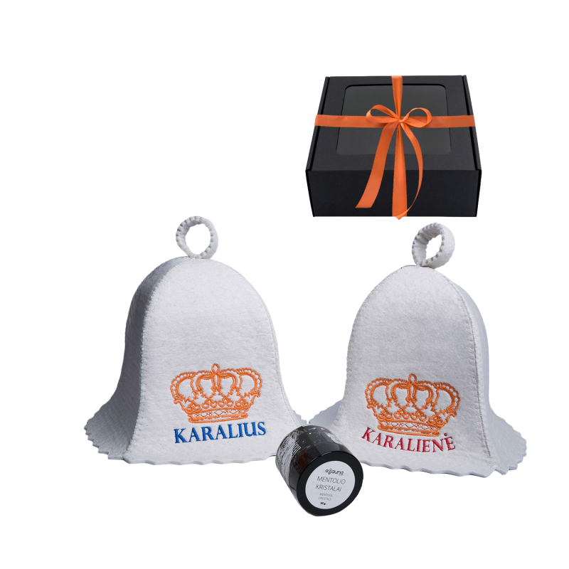 Σετ δώρου σε συσκευασία δώρου LIGHT KINGS. Καπέλα και κρύσταλλα μενθόλης